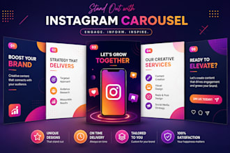 design professional instagram carousel posts in canva
