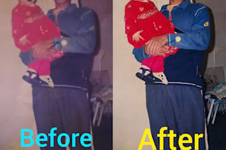 professionally restore and enhance your blurry photos