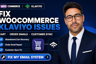fix woocommerce klaviyo abandoned cart recovery, order emails not sending