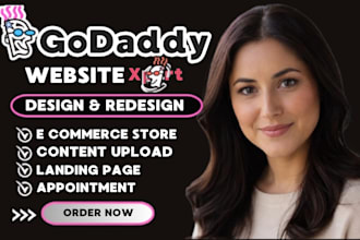 design godaddy website, godaddy design, godaddy redesign and godaddy development