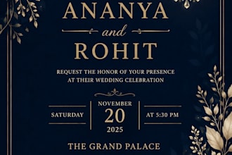 digital invitation card design services