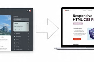figma to HTML CSS bootstrap 5 responsive