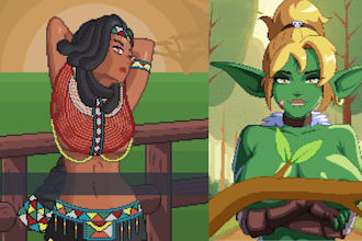 create nsfw pixel art character, nsfw pixel art, nsfw pixel art animation