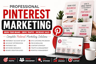do pinterest SEO, pin design, and growth strategy