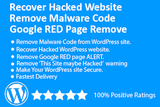 recover hacked wordpress site and clean malware code