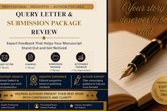 review your query letter and submission package