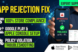 fix app store policy rejection setup google play console apple developer account