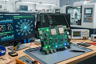 develop custom industrial iot devices with pcb design and embedded firmware