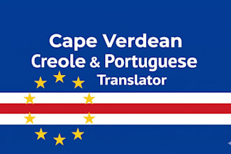translate cape verdean creole, portuguese and english