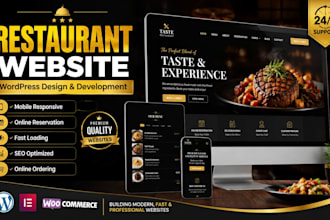 build wordpress restaurant website with online ordering