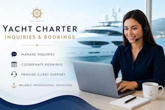 manage yacht charter inquiries and convert leads into bookings