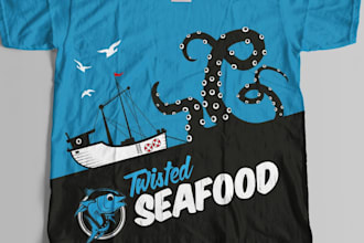 design a premium seafood restaurant logo