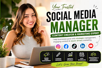 social media marketing manager social media content creator social media manager