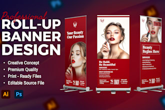 design roll up, retractable, pull up and pop up banners