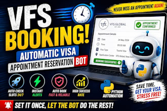 develop reservation bot, auto  booking bot, bot development, driving slot bot