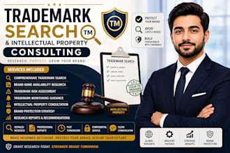 conduct trademark, provide intellectual property consulting