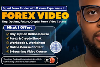 do day trading, options trading and forex video course for udemy, moodle, skool