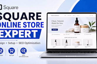 square online store design, square website store setup, squarespace development
