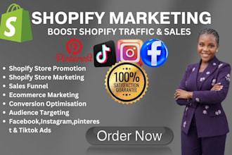 shopify marketing shopify promotion to boost shopify sales, ecommerce marketing
