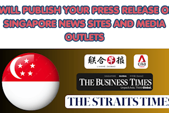 publish your press release on singapore news sites and media outlets