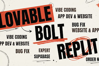 fix, repair and resolve bugs in lovable, bolt, replit app