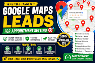 build verified google maps leads for appointment setting campaigns