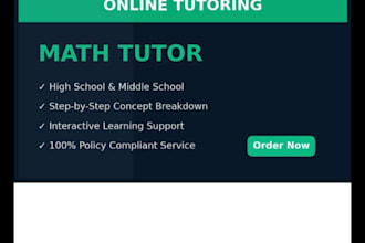 be your online tutor for accounting, finance, and school subjects