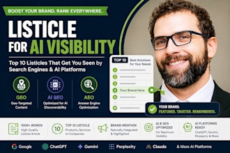 create high authority listicles featuring your brand for GEO ai SEO