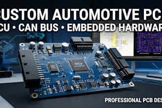 design multilayer automotive pcb, ecu, can bus and circuit board