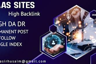 build high authority white hat backlinks for saas websites