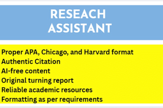 academic research report on a given topic