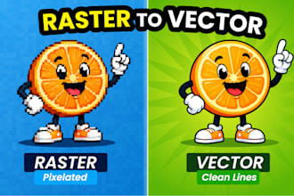 do vector tracing, raster to vector and image tracing