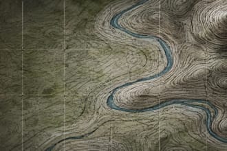 draw topographic contour lines and create professional topo maps