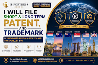 handle patent filing in uzbekistan kazakhstan, luxembourg and tajikistan