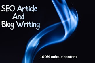 do professional content writing and seo blog posts