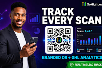setup branded qr code campaigns inside gohighlevel CRM