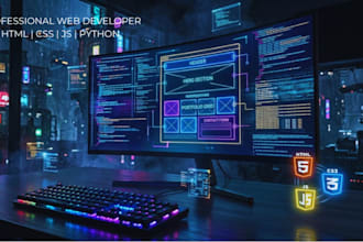 design responsive HTML CSS javascript websites