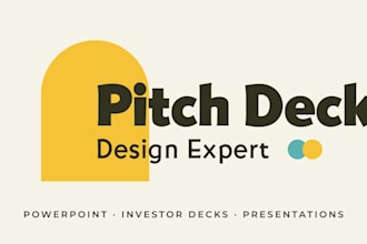 design pitch deck, presentation design, powerpoint design, investor pitch deck