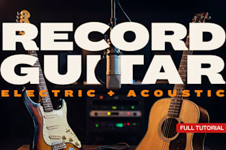 record electric or acoustic guitar