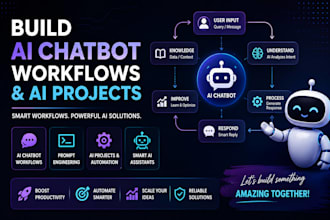 build ai chatbot workflows and ai projects