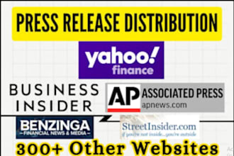 do press release distribution, yahoo finance, press release, pr