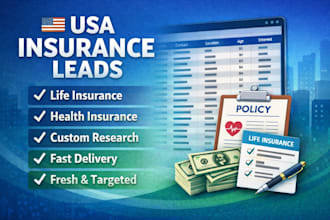 provide USA life and health insurance leads for agents