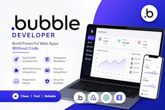 bubble website, bubble app, bubble mvp, bubble io as bubble developer