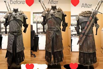 do 3d cosplay model wearable armor