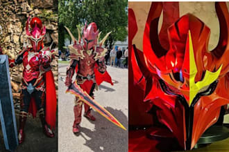 do 3d cosplay model wearable armor