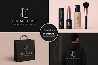 design a professional minimalist brand logo