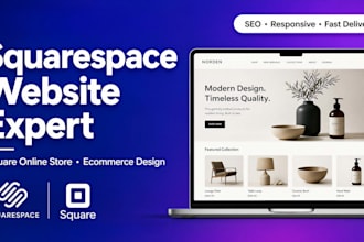 build square website design square online store, design squarespace website