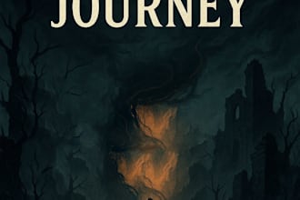 design a stunning fantasy mystery or scifi book cover for kindle and print