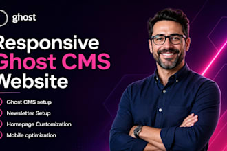 build ghost cms website clone ghost website cms ghost blog newsletter
