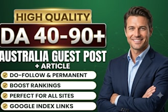 create high quality au backlinks and SEO link building campaigns